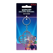 K-POP DEMON HUNTERS PORTE CLE METAL 