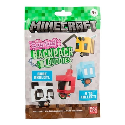 MINECRAFT PORTE CLES MYSTERE PARFUME PRESENTOIR DE 24PCS 