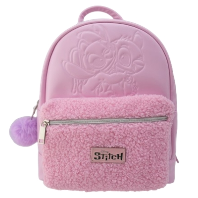 SAC A DOS FASHION DISNEY STITCH & ANGEL HUG TEDDY ROSE