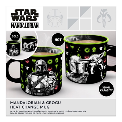 MUG THERMO-RÉACTIF MANDALORIAN & GROGU
