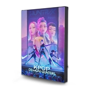 K-POP DEMON HUNTERS CADRE RETROECLAIRE  33CM X 43CM