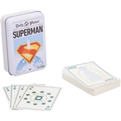 SUPERMAN PLAYING CARDS IN A TIN