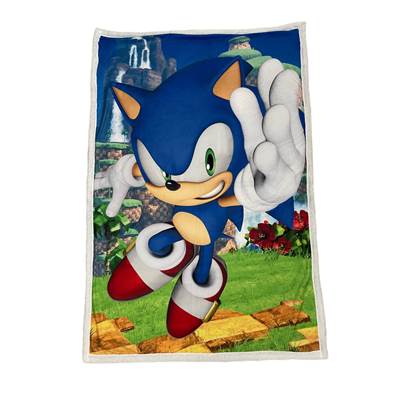 HOMADICT PLAID SHERPA 100X150 CM SONIC CHARACTER
