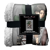 HOMADICT PLAID SHERPA 100X150 CM LIVAI ATTACK ON TITAN 