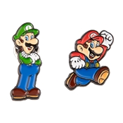 Super Mario Set of 2 Enamel Pin Badges