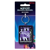 K-POP DEMON HUNTERS HUNTRIX GROUP PORTE CLE RUBBER