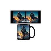 STAR WARS: THE MANDALORIAN NIGHTFALL BLACK POD MUG