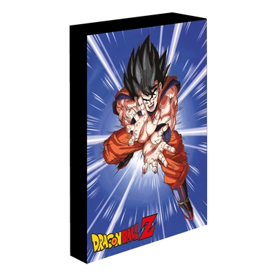 CADRE RETROECLAIRE DRAGONBALL Z GOKU KAMEHAMEHA 30X40