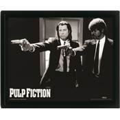 PULP FICTION CADRE 3D LENTICULAIRE DUO GUNS