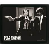 PULP FICTION CADRE 3D LENTICULAIRE DUO GUNS