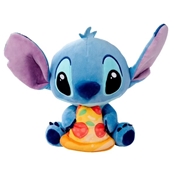 DISNEY PELUCHE STITCH AVEC PIZZA 25CM