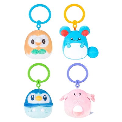 PELUCHE POKEMON SQUISHMALLOWS PORTE CLE ASSORTIMENT