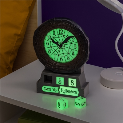 NIGHTMARE BEFORE CHRISTMAS COUNTDOWN ALARM CLOCK