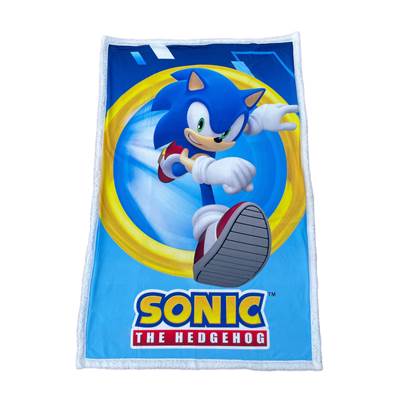 HOMADICT PLAID SHERPA 100X150 CM SONIC THE HEDGEHOG