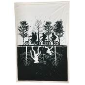 HOMADICT PLAID SHERPA 100X150 CM STRANGER THINGS BIKE & DEMO GORGON