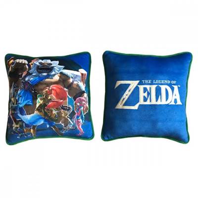 NINTENDO COUSSIN ZELDA 4 CHAMPIONS PREMIUM BRODERIE