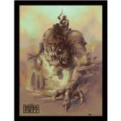 STAR WARS : LE LIVRE DE BOBA FETT CADRE 3D