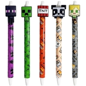 MINECRAFT (CHARACTERS) ERASABLE INK GEL PENS CDUx30