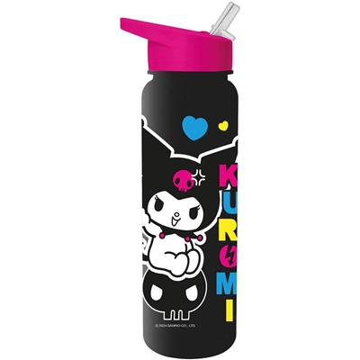 KUROMI (PUNK VIBES) PLASTIC DRINKS BOTTL