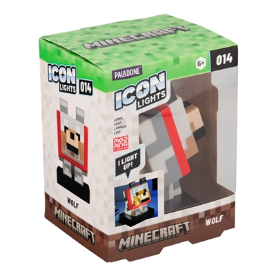 MINECRAFT LAMPE ICON LOUP