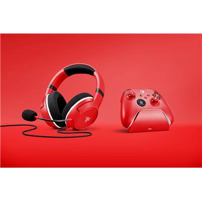 CASQUE RAZER KAIRA X RED + CHARGEUR MANETTE RED - XBOX