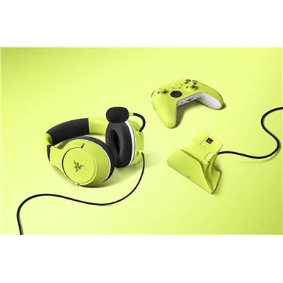 CASQUE RAZER KAIRA X LIME + CHARGEUR MANETTE LIME - XBOX