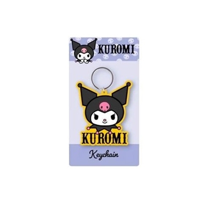 KUROMI (FACE) PVC KEYCHAIN