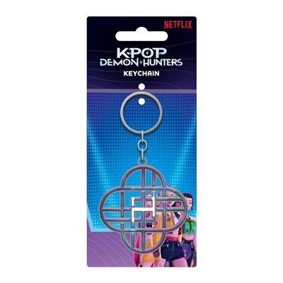 K-POP DEMON HUNTERS PORTE CLE METAL 