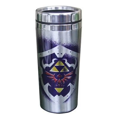 ZELDA LINKS METAL TRAVEL MUG