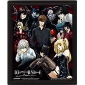 DEATH NOTE CADRE 3D LENTICULAIRE CHARACTER MONTAGE