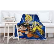 DRAGON BALL PLAID SHERPA 100X150 CM GOKU