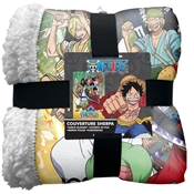 ONE PIECE PLAID SHERPA WANO