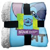 PLAID SHERPA STITCH WHATEVER BLUE