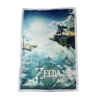 HOMADICT PLAID SHERPA 100X150 CM ZELDA SKY TOTK