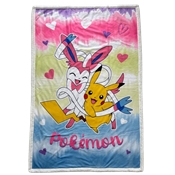 HOMADICT PLAID SHERPA 100X150 CM POKEMON PIKACHU NYMPHALI