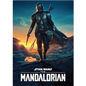 STAR WARS LE MANDALORIEN (TOMBÉE DE LA NUIT) CARTE POSTALE FORMAT A6
