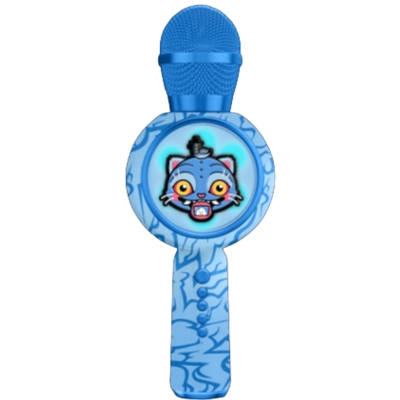 KPOP DM MICRO KARAOKE BLEU SANS FIL LED DERPY