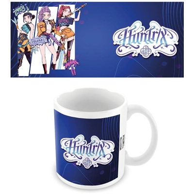 K-POP DEMON HUNTERS (HUNTRIX BLACK) WHITE POD MUG 