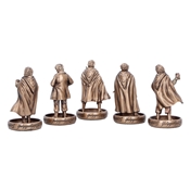 SEIGNEUR DES ANNEAUX HOBBITS DE LA COMTE 5 FIGURINES 7CM