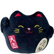 PELUCHE MANEKI NEKO PREMIUM 40 CM NOIR