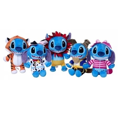DISNEY PELUCHE STITCH EN COSTUME 25CM ASSORTIMENT 10
