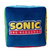 PELUCHE COUSSIN CUBE 25 CM SONIC