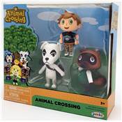NINTENDO SET DE 3 FIGURINES ANIMAL CROSSING