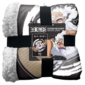 HOMADICT PLAID SHERPA 100X150 CM ONE PIECE LUFFY GEAR 5 exclu LC