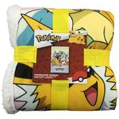 POKEMON PLAID SHERPA 100X150 CM POKEMON EVOLUTION