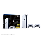 CONSOLE DIGITALE D SLIM + 2nd MANETTE DS SANS FIL BLANCHE - PS5