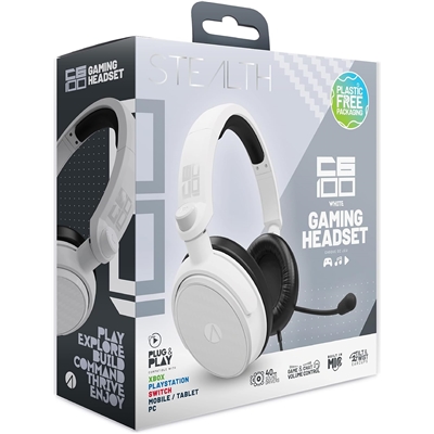 STEALTH C6-100 CASQUE GAMING  UNIVERSEL- WHITE