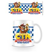 CRASH TEAM RACING MUG CHECKERED FLAG