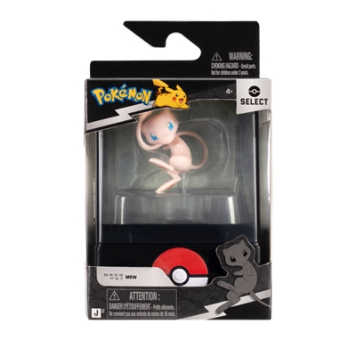 POKEMON SELECT FIGURINE MEW AVEC VITRINE