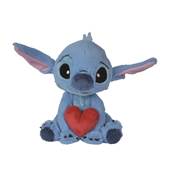 DISNEY PELUCHE STITCH COEUR 25 CM